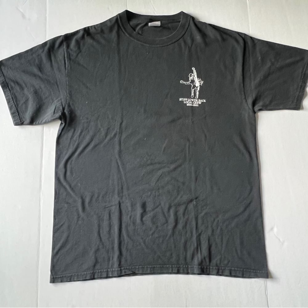 AC/DC stiff lower back tour 2001 crew member t shirt size xl